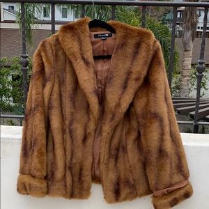 Faux fur jacket